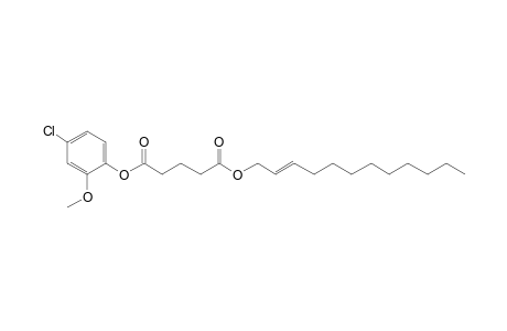 Glutaric acid, dodec-2-en-1-yl 4-chloro-2-methoxyphenyl ester