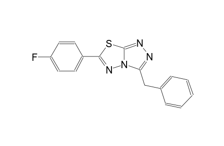 3-benzyl-6-(4-fluorophenyl)[1,2,4]triazolo[3,4-b][1,3,4]thiadiazole