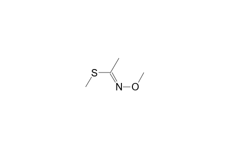 N-Methoxyethanimidothioic acid methyl ester