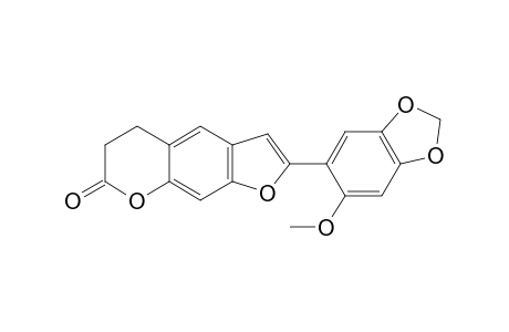 2-(6-methoxy-1,3-benzodioxol-5-yl)-5H-furo[3,2-g][1]benzopyran-7(6H)one