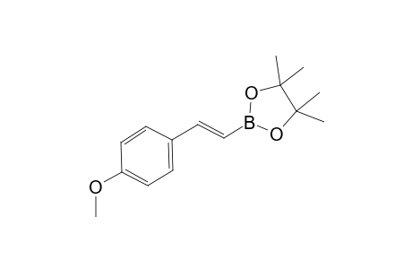 (E)-2-(4-methoxystyryl)-4,4,5,5-tetramethyl-1,3,2-dioxaborolane