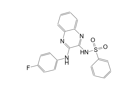 benzenesulfonamide, N-[3-[(4-fluorophenyl)amino]-2-quinoxalinyl]-