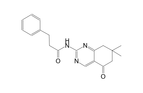 benzenepropanamide, N-(5,6,7,8-tetrahydro-7,7-dimethyl-5-oxo-2-quinazolinyl)-