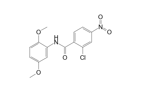 2-Chloro-N-(2,5-dimethoxyphenyl)-4-nitrobenzamide