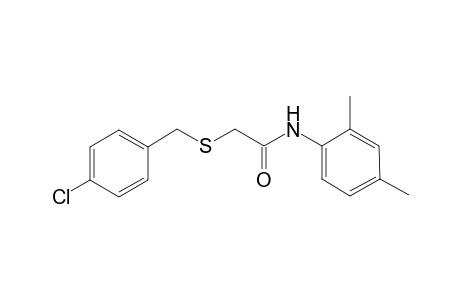 2-[(4-chlorobenzyl)sulfanyl]-N-(2,4-dimethylphenyl)acetamide