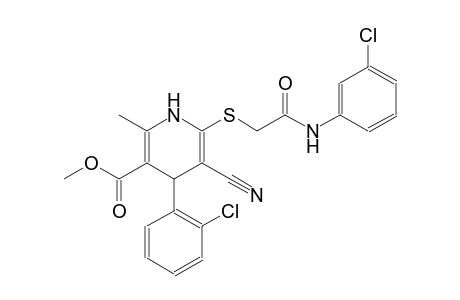 3-pyridinecarboxylic acid, 4-(2-chlorophenyl)-6-[[2-[(3-chlorophenyl)amino]-2-oxoethyl]thio]-5-cyano-1,4-dihydro-2-methyl-, methyl ester