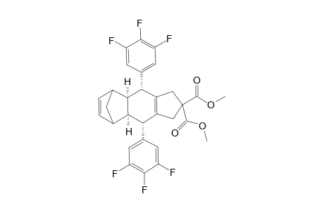 (4a,4aa,8aa,9a)-2,2-Bis(methoxycarbonyl)-4,9-bis(3,4,5-trifluorophenyl)-1,3,4,4a,5,8,8a,9-octahydro-5,8-methanocyclopenta[b]naphthalene