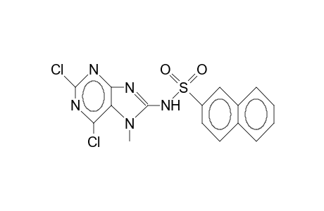 2-Naphthalenesulfonamide, N-(2,6-dichloro-7-methyl-7H-purin-8-yl)-