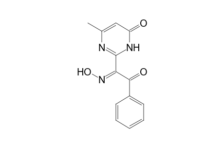 2-(1-Hydroxyimino-2-oxo-2-phenylethyl)-6-methylpyrimidin-4(3H)-one