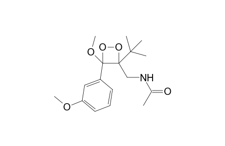 1-(m-Anisyl)-1-methoxy-2-tert-butyl-2-(n-methylamidomethyl)-1,2-dioxetane