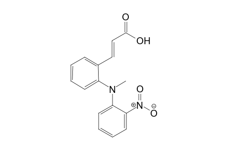 2-(N-methyl-N-(2-nitrophenyl)amino)cinnamic acid