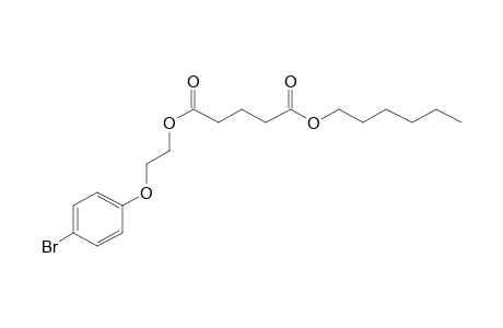 Glutaric acid, 2-(4-bromophenoxy)ethyl hexyl ester