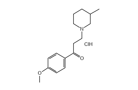 4'-methoxy-3-(3-methylpiperidino)propiophenone, hydrochloride