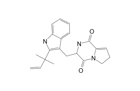 3-([2-(1,1-Dimethyl-2-propenyl)-1H-indol-3-yl]methyl)-2,3,6,7-tetrahydropyrrolo[1,2-a]pyrazine-1,4-dione