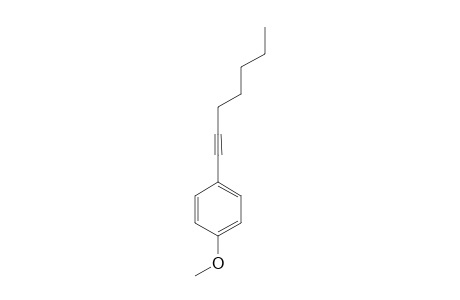 1-(1-HEPTYNYL)-4-METHOXYBENZENE