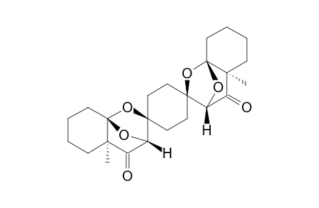 (1R,1''S,6S,6''R,8S,8''R)-6,6''-dimethyldispiro[10,11-dioxatricyclo[6.2.1.0(1,6)]undecane-9,1'-cyclohexane-4',9''-[10,11]dioxatricyclo[6.2.1.0(1,6)]undecane]-7,7''-dione