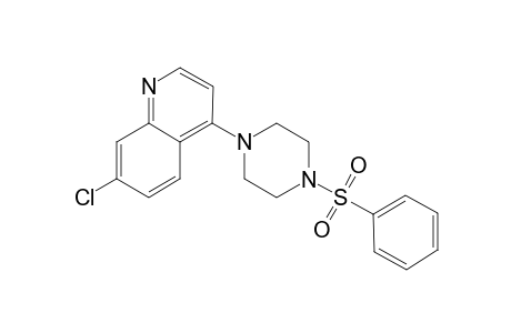 7-Chloro-4-[4-(phenylsulfonyl)-1-piperazinyl]quinoline