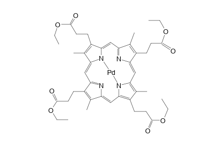 Tetraethyl 2,7,12,17-tetramethyl-21H,23H-porphine-3,8,13,18-tetrapropionate palladium (ii)