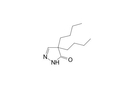 2-PYRAZOLIN-5-ONE, 4,4-DIBUTYL-,