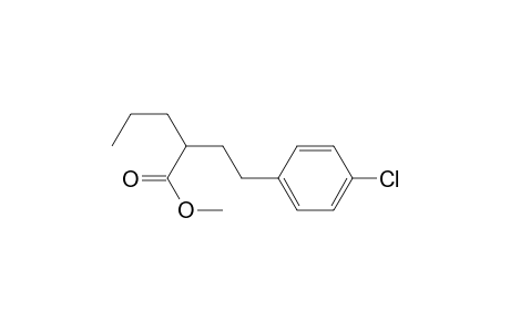 2-[2-(4-Chlorophenyl)ethyl]pentanoic acid methyl ester