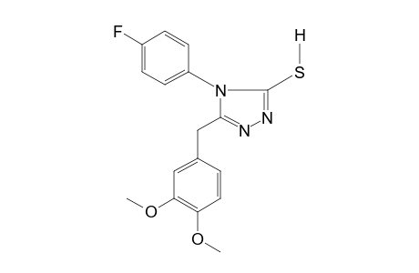 4-(p-fluorophenyl)-5-veratryl-4H-1,2,4-triazole-3-thiol