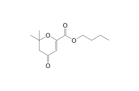 3,4-dihydro-2,2-dimethyl-4-oxo-2H-pyran-6-carboxylic acid, butyl ester