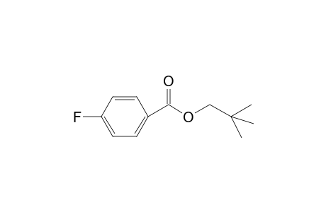 4-Fluorobenzoic acid, 2,2-dimethylpropyl ester