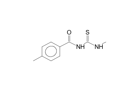 N-(4-METHYLBENZOYL)-N'-METHYLTHIOUREA