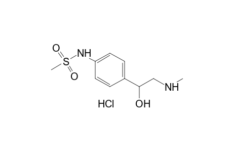 4'-[1-hydroxy-2-(methylamino)ethyl]methanesulfonanilide, hydrochloride