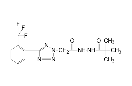 1-pivaloyl-2-{[5-(alpha,alpha,alpha-trifluoro-o-tolyl)-2H-tetrazol-2-yl]acetyl}hydrazine