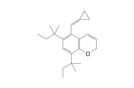 5-(cyclopropylidenemethyl)-6,8-bis(1,1-dimethylpropyl)-2H-chromene