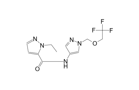 1-ethyl-N-{1-[(2,2,2-trifluoroethoxy)methyl]-1H-pyrazol-4-yl}-1H-pyrazole-5-carboxamide