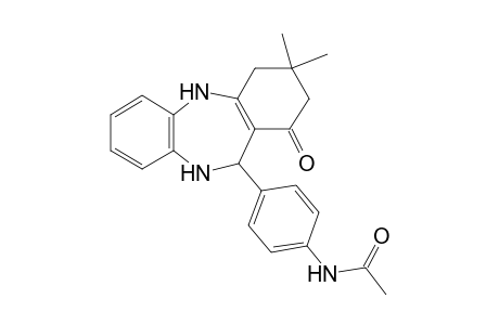 N-[4-(3,3-Dimethyl-1-oxo-2,3,4,5,10,11-hexahydro-1H-dibenzo[b,E][1,4]diazepin-11-yl)-phenyl]-acetamide