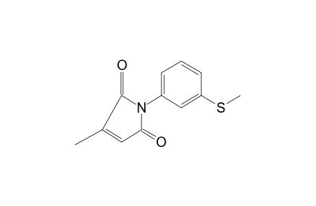 2-methyl-N-[m-(methylthio)phenyl]maleimide