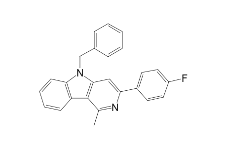 5-benzyl-3-(4-fluorophenyl)-1-methyl-5H-pyrido[4,3-b]indole