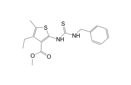 methyl 2-{[(benzylamino)carbothioyl]amino}-4-ethyl-5-methyl-3-thiophenecarboxylate