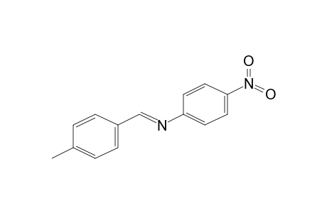 Benzenamine, N-[(4-methylphenyl)methylene]-4-nitro-