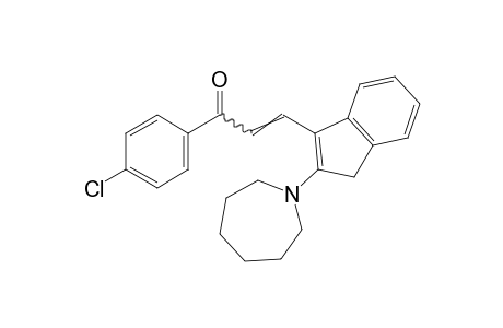 trans-4'-chloro-3-[2-(hexahydro-1H-azepin-1-yl)inden-3-yl]acrylophenone