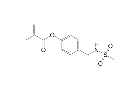 2-Propenoic acid, 2-methyl-, 4-[[(methylsulfonyl)amino]methyl]phenyl ester