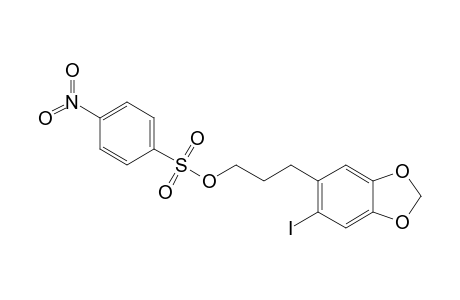 3-(6-Iodo-1,3-benzodioxol-5-yl)propyl 4-nitrobenzenesulfonate