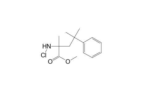 Methyl 2-(Chloroamino)-2,4-dimethyl-4-phenylpentanoate