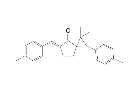 1,1-Dimethyl-2-(4-methylphenyl)-5-[(E)-(4-methylphenyl)methylene]spiro[2,4]heptan-4-one