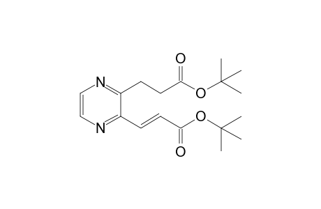 (E)-tert-Butyl 3-(3-(3-tert-butoxy-3-oxopropyl)pyrazin-2-yl)acrylate