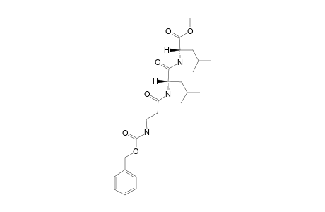 METHYL-N-(BENZYLOXYCARBONYL)-BETA-ALANYLLEUCYLLEUCINE