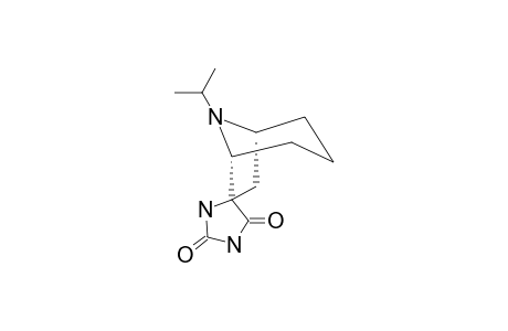 (+/-)-(1R,5S,6R)-8-ISOPROPYL-8-AZABICYCLO-[3.2.1]-OCTANE-6-SPIRO-5'-2',4'-DIONE