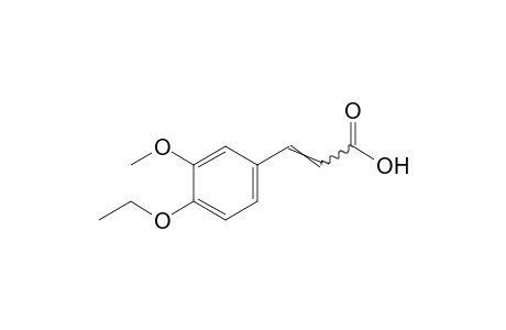 4-ethoxy-3-methoxycinnamic acid