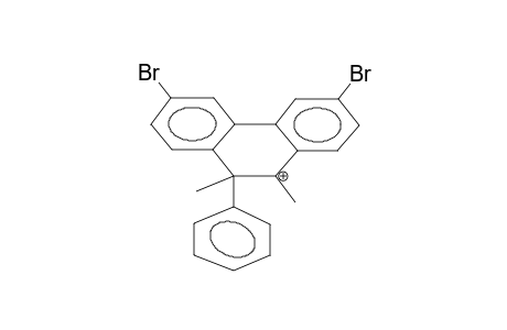 3,6-DIBROMO-9-PHENYL-9,10-DIMETHYLPHENANTHRENONIUM CATION