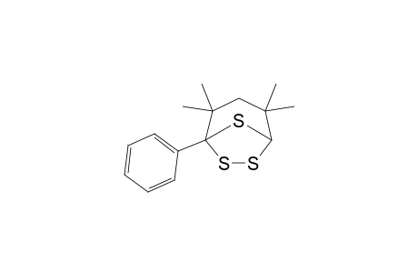 2,2,4,4-tetramethyl-1-phenyl-6,7,8-trithiabicyclo[3.2.1]octane