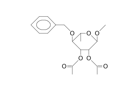 Methyl 2,3-di-O-acetyl-4-O-benzyl.alpha.-L-rhamnopyranoside