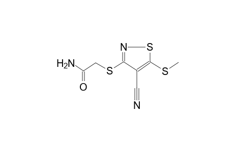 2-{[4-cyano-5-(methylsulfanyl)-3-isothiazolyl]sulfanyl}acetamide